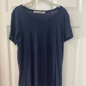 Michael Stars oversized Navy short sleeve T shirt - One Size